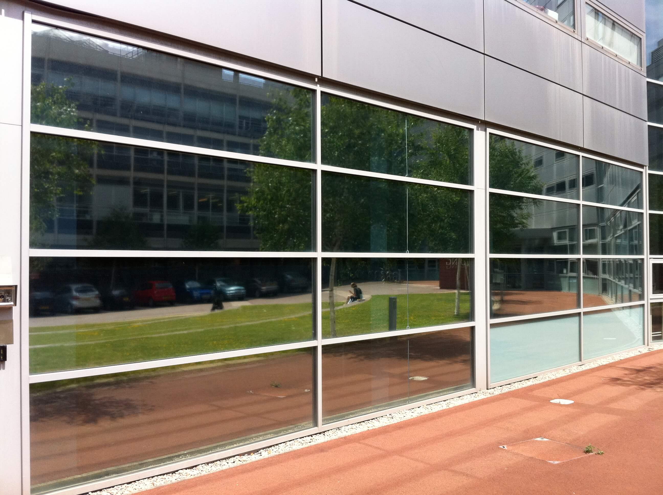 silver reflective window film