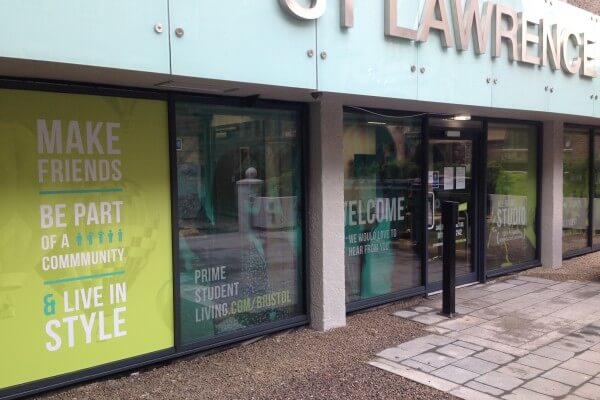 cut vinyl graphics, contravision, one way privacy window film