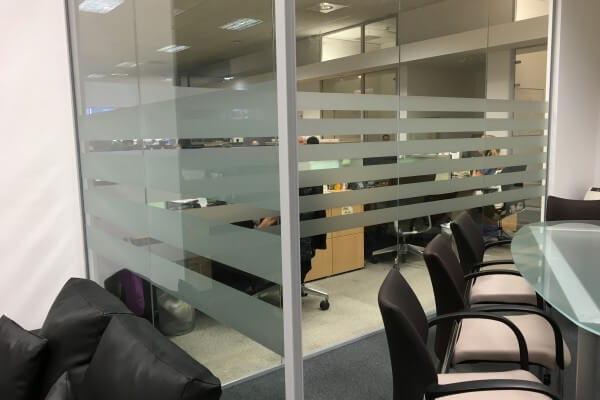 glass partitions, office partitions, glass design