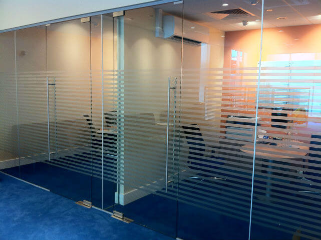 glass partitions