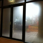 Frosted Safety Window Film with Digitally Printed Graphics – Manchester