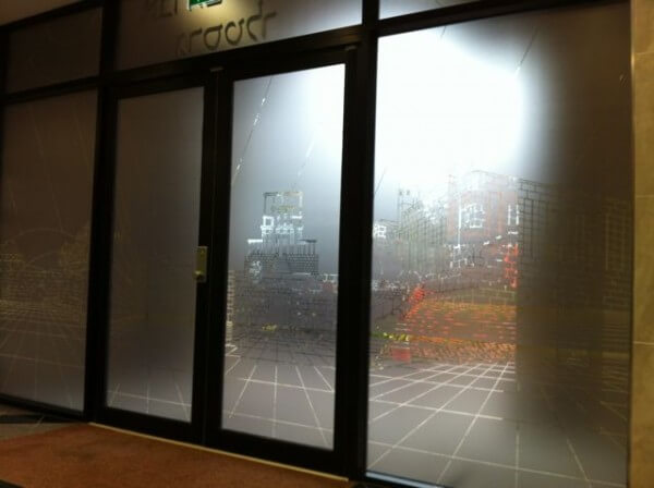 Frosted Safety Window Film with Digitally Printed Graphics – Manchester