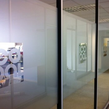 frosted partition graphics manchester window films 2000