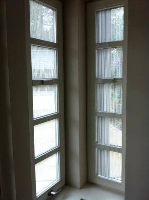 white privacy window film