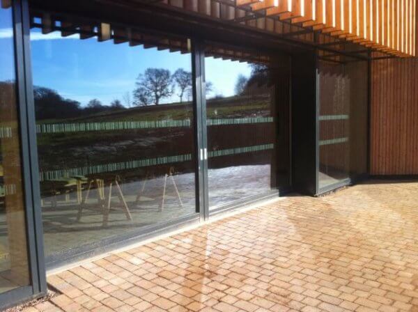 Manifestations to New Build Entrance & Cafe- Knowsley